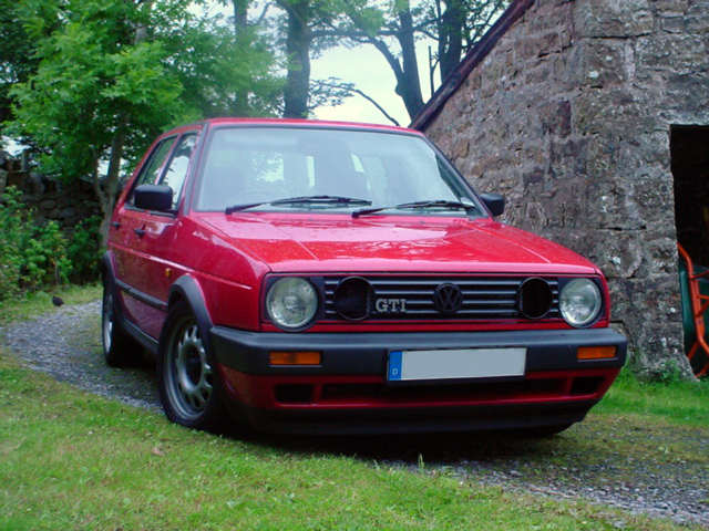 Can't believe this hasn't been mentioned yet Mk2 Golf Gti with a 18 20